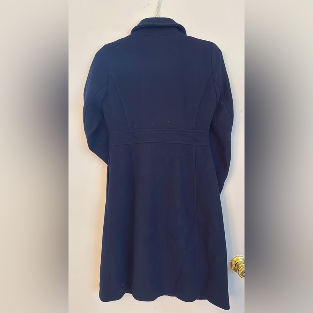 J. Crew Midnight Blue Wool Coat - Picture 4 of 5